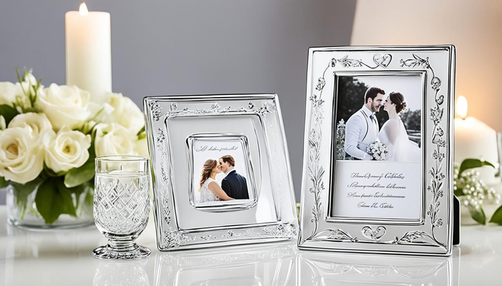 engraved glassware and personalised photo frames