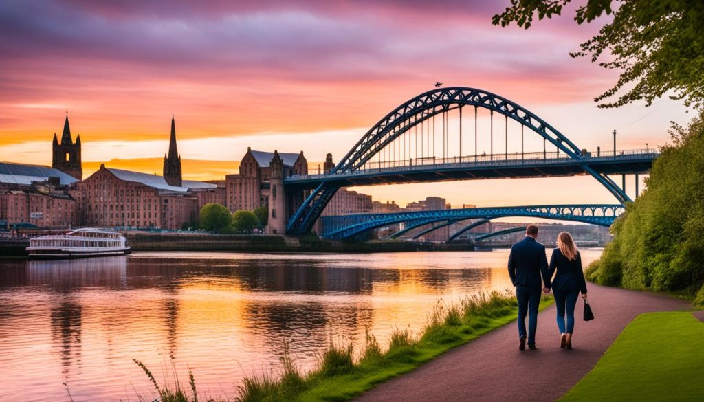 romantic walks in Newcastle
