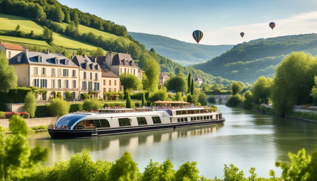 luxury hotel barges in France
